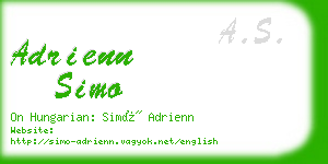 adrienn simo business card